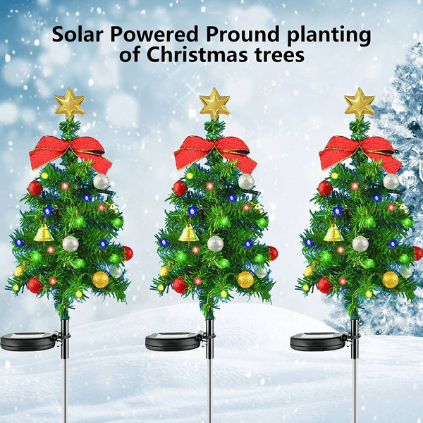 Solar Powered Christmas Tree